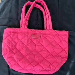 Marc Jacobs Quilted Tote-Hot Pink